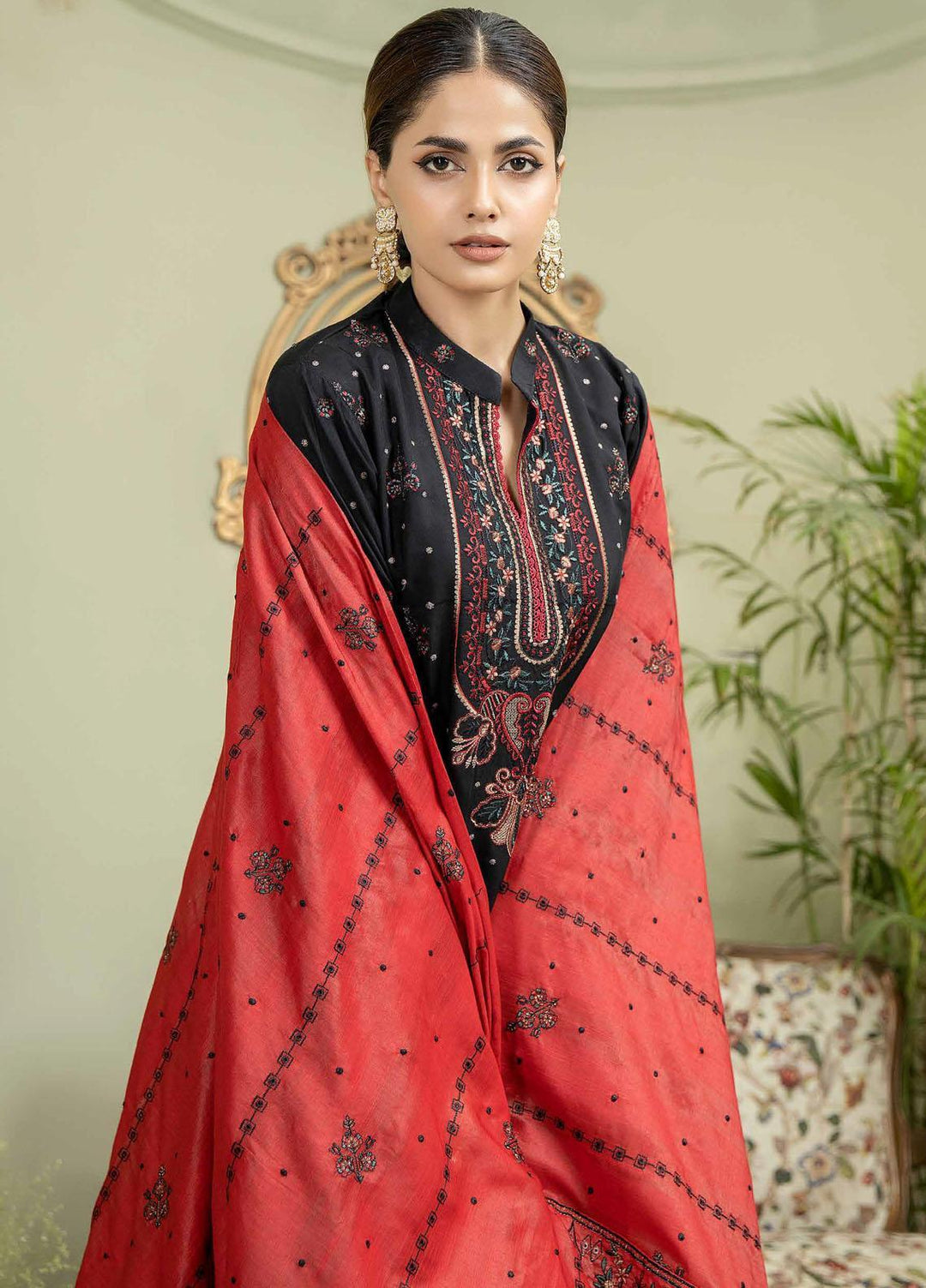 Sensation By Aalaya Embroidered Viscose Suits Unstitched 3 Piece ALY23S D-05 - Winter Collection