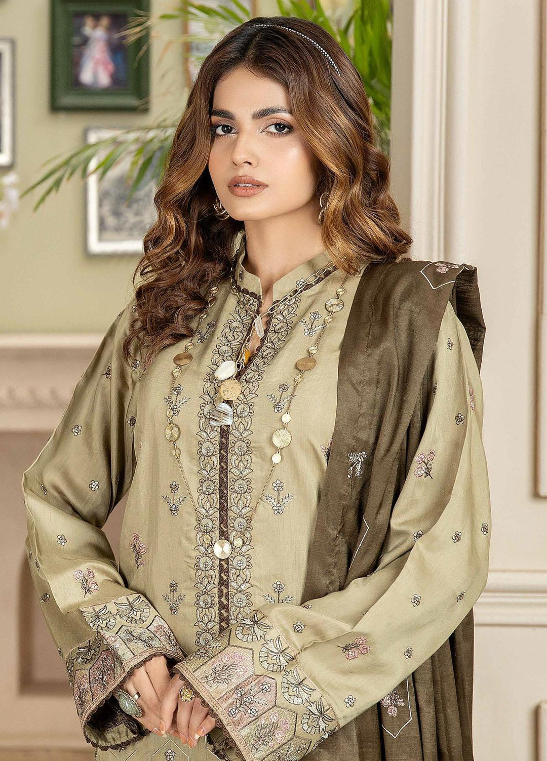 Sensation By Aalaya Embroidered Viscose Suits Unstitched 3 Piece ALY23S D-06 - Winter Collection