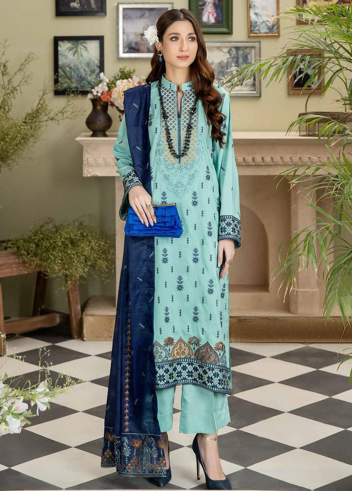 Sensation By Aalaya Embroidered Viscose Suits Unstitched 3 Piece ALY23S D-07 - Winter Collection