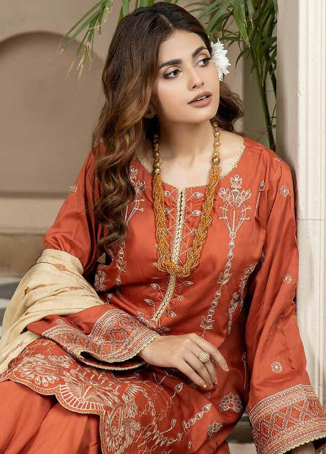 Sensation By Aalaya Embroidered Viscose Suits Unstitched 3 Piece ALY23S D-08 - Winter Collection