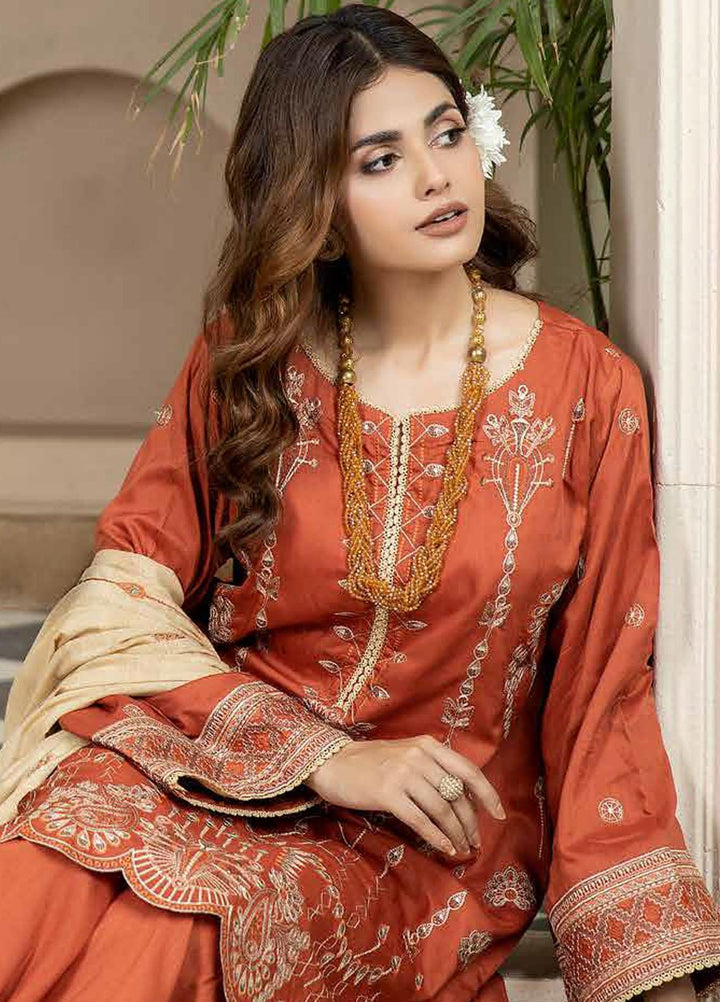 Sensation By Aalaya Embroidered Viscose Suits Unstitched 3 Piece ALY23S D-08 - Winter Collection