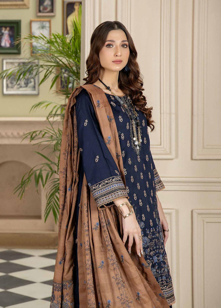 Sensation By Aalaya Embroidered Viscose Suits Unstitched 3 Piece ALY23S D-09 - Winter Collection