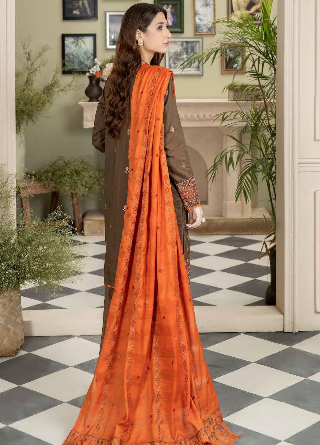 Sensation By Aalaya Embroidered Viscose Suits Unstitched 3 Piece ALY23S D-10 - Winter Collection