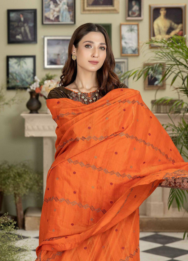 Sensation By Aalaya Embroidered Viscose Suits Unstitched 3 Piece ALY23S D-10 - Winter Collection