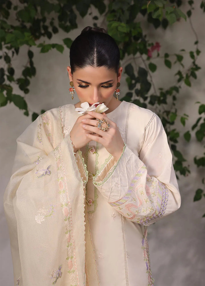 Sera By Sahane Embroidered Lawn Suits Unstitched 3 Piece SNE24SR CT-11001 Serene - Summer Collection