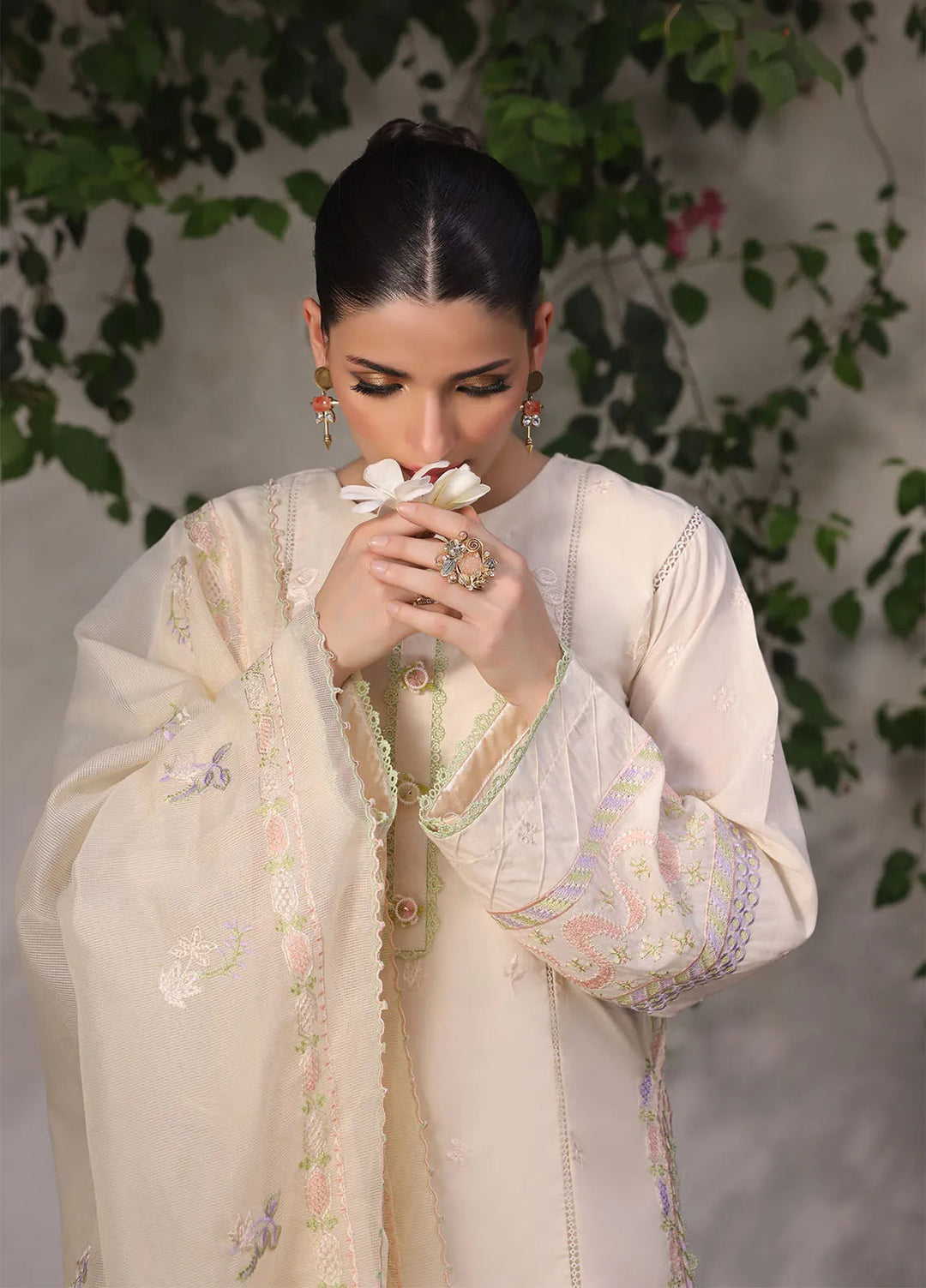 Sera By Sahane Embroidered Lawn Suits Unstitched 3 Piece SNE24SR CT-11001 Serene - Summer Collection