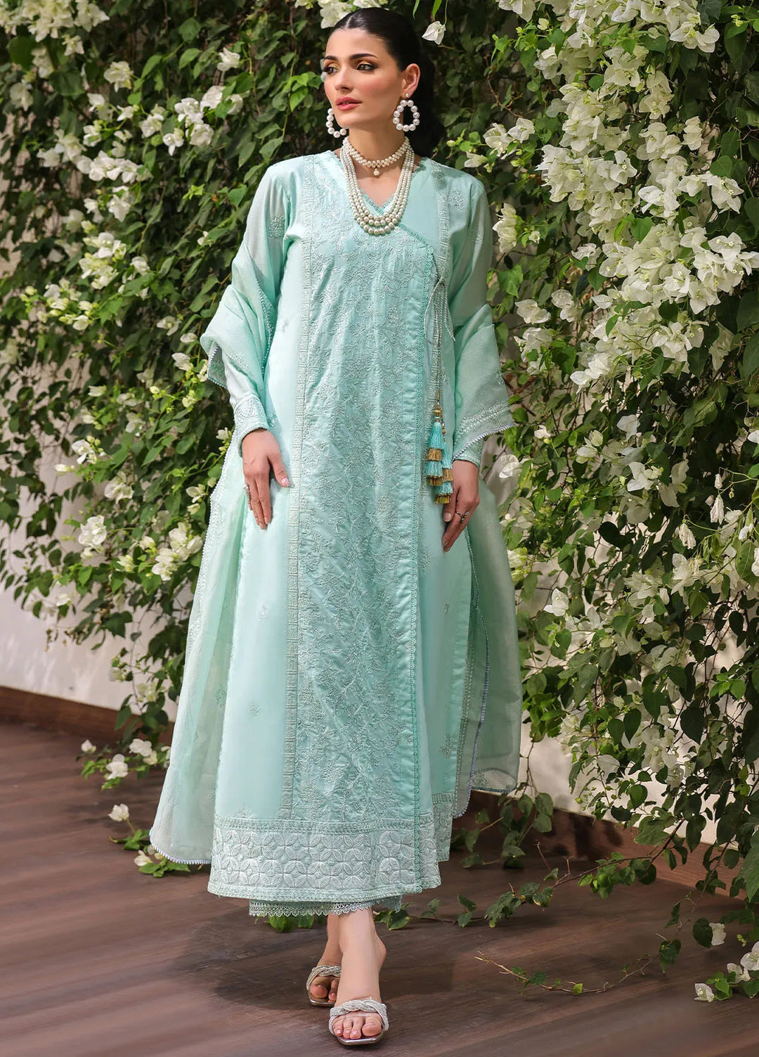 Sera By Sahane Embroidered Lawn Suits Unstitched 3 Piece SNE24SR CT-11002 Lobelia - Summer Collection