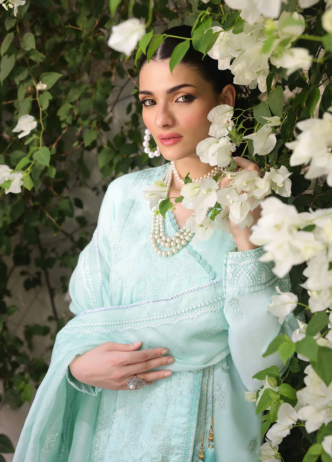 Sera By Sahane Embroidered Lawn Suits Unstitched 3 Piece SNE24SR CT-11002 Lobelia - Summer Collection