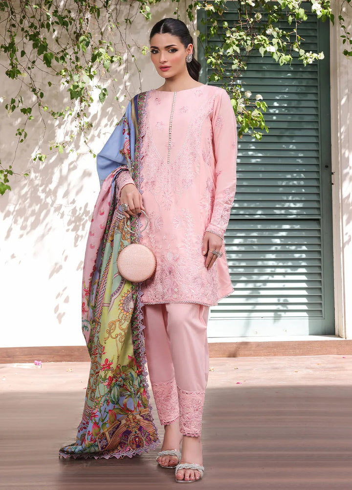 Sera By Sahane Embroidered Lawn Suits Unstitched 3 Piece SNE24SR CT-11006 Bliss - Summer Collection
