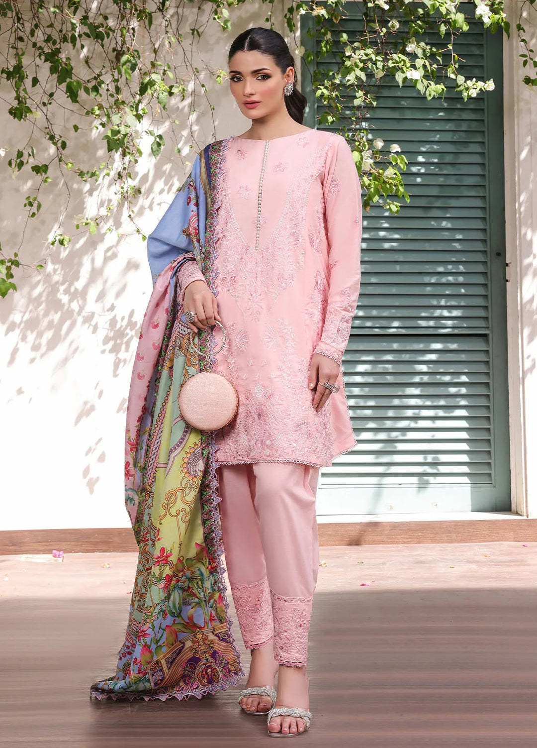 Sera By Sahane Embroidered Lawn Suits Unstitched 3 Piece SNE24SR CT-11006 Bliss - Summer Collection