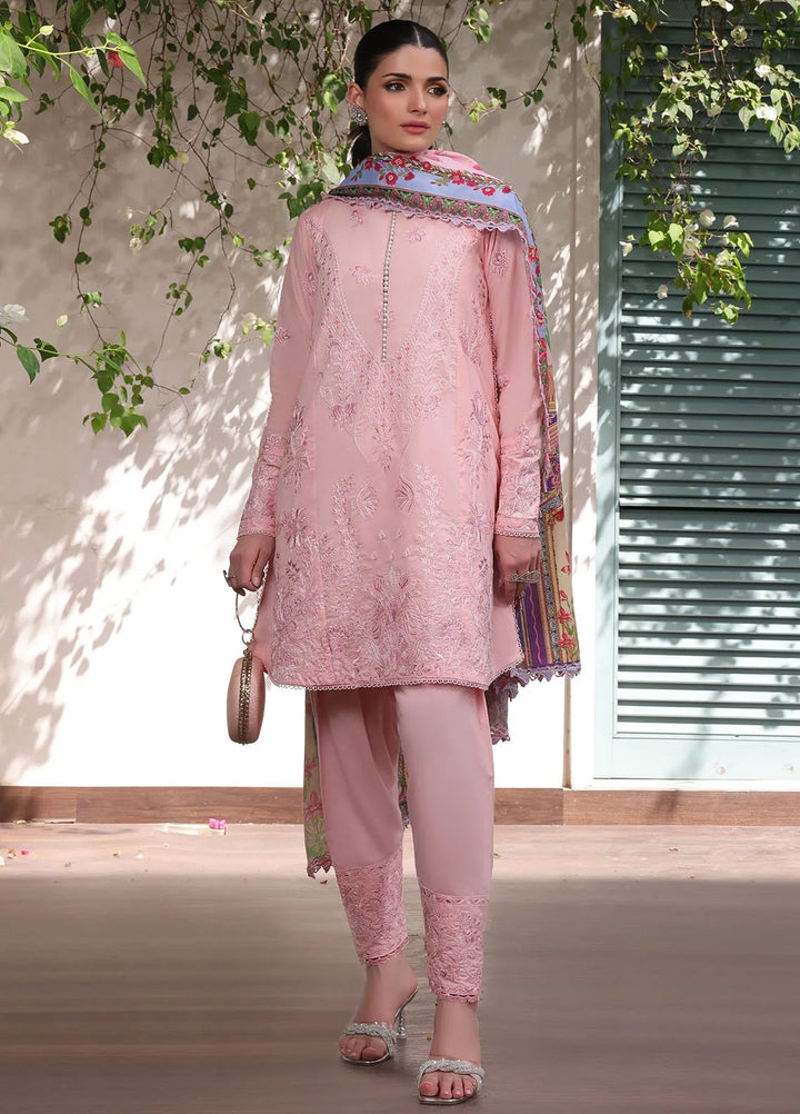 Sera By Sahane Embroidered Lawn Suits Unstitched 3 Piece SNE24SR CT-11006 Bliss - Summer Collection