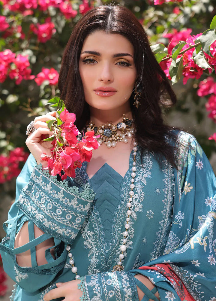 Sera By Sahane Embroidered Lawn Suits Unstitched 3 Piece SNE24SR CT-11007 Salvia - Summer Collection