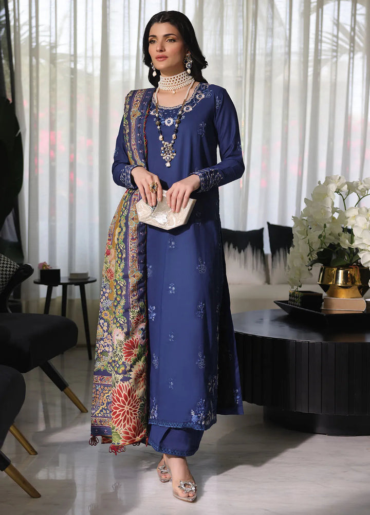 Sera By Sahane Embroidered Lawn Suits Unstitched 3 Piece SNE24SR CT-11008 Mystique - Summer Collection