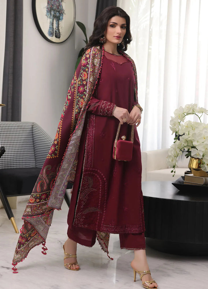 Sera By Sahane Embroidered Lawn Suits Unstitched 3 Piece SNE24SR CT-11009 Sienna - Summer Collection