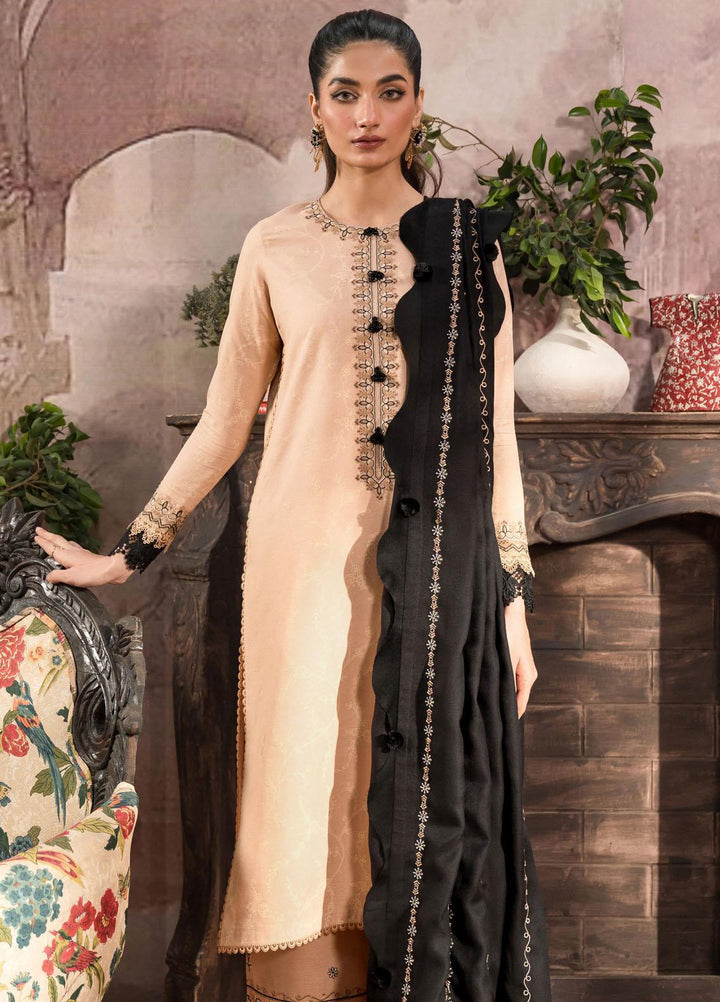 Seran Embroidered Karandi Suits Unstitched 3 Piece SRN23TD D-02 Alessia - Fall/Winter Collection