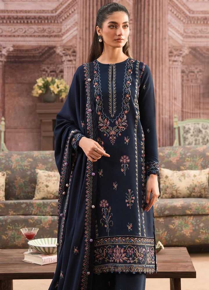 Seran Embroidered Viscose Suits Unstitched 3 Piece SRN23TD D-09 Natalia - Fall/Winter Collection