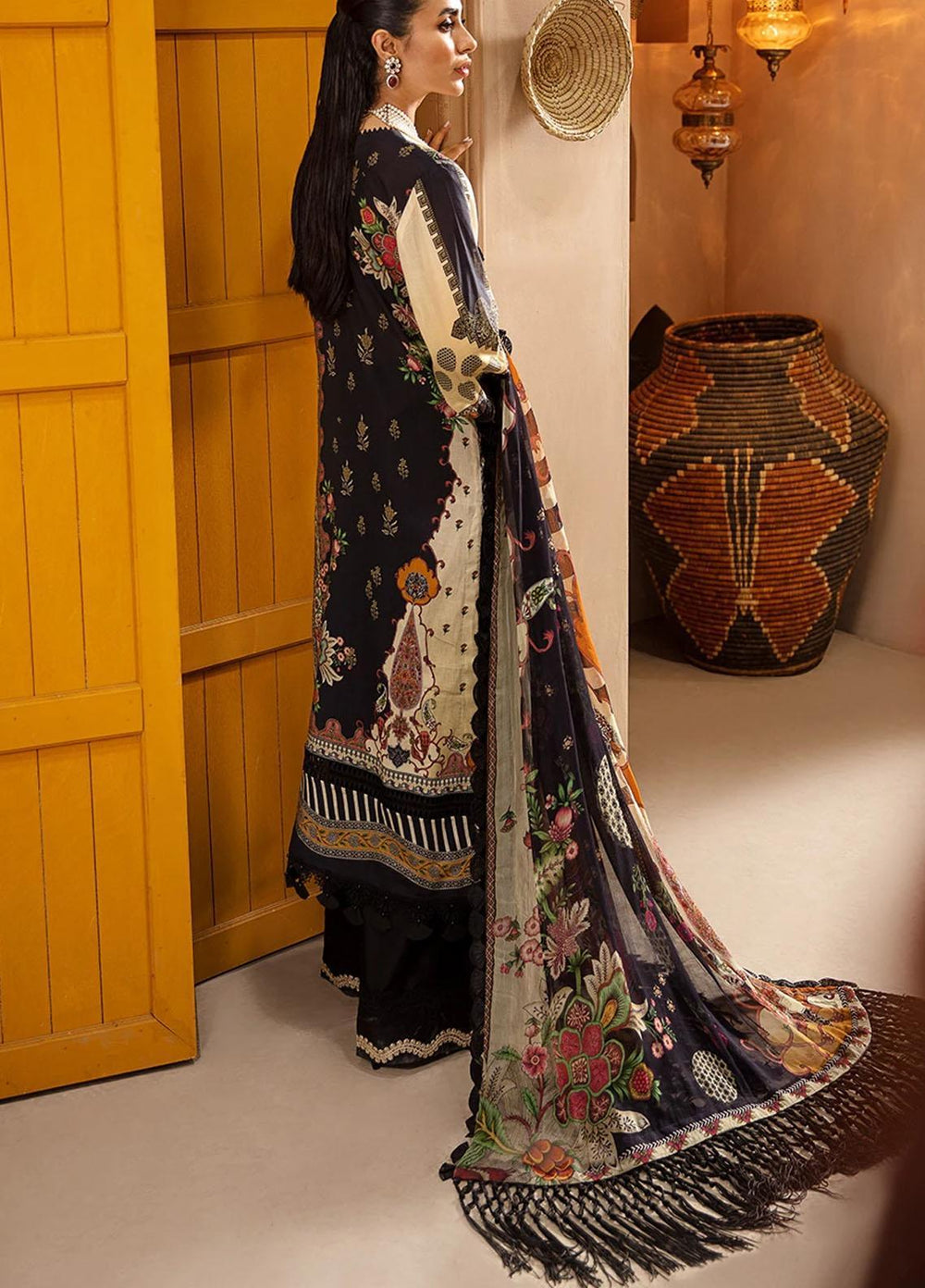 Seran Embroidered Lawn Suits Unstitched 3 Piece SRN21SE 08 Royal Bliss - Summer Collection