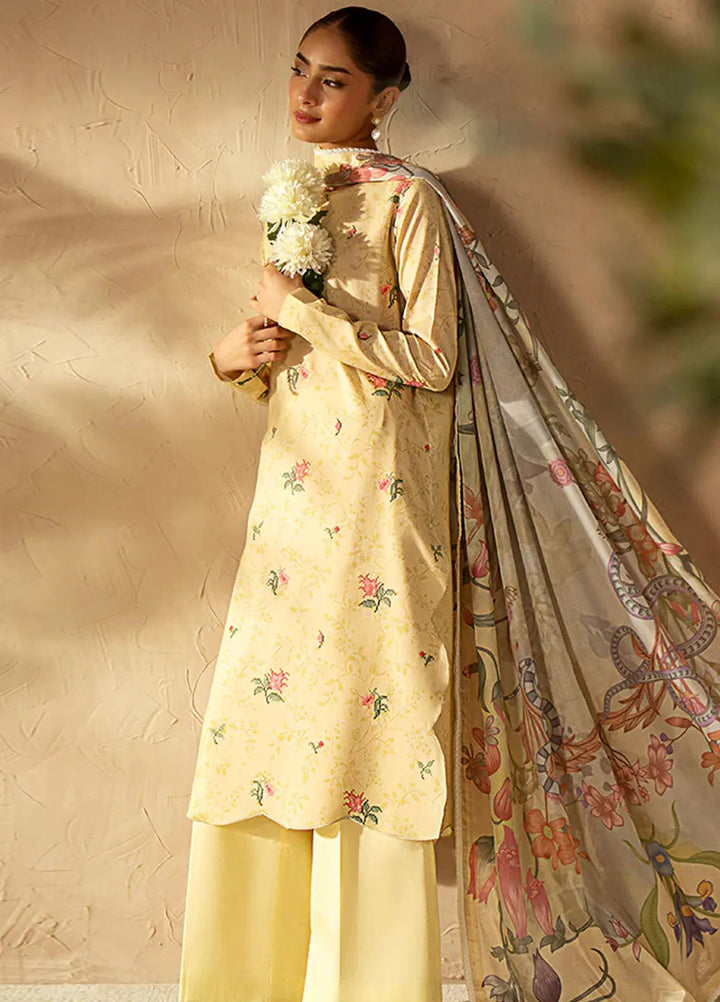 Seran Embroidered Cambric Suit Unstitched 3 Piece SRN24I D-02 - Summer Collection