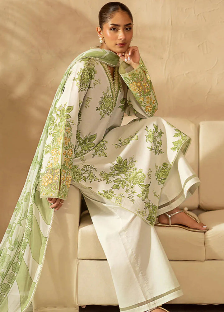 Seran Embroidered Cambric Suit Unstitched 3 Piece SRN24I D-05 - Summer Collection