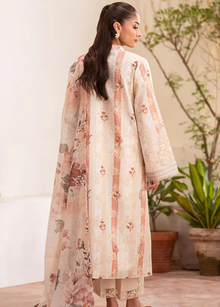 Seran Embroidered Cambric Suit Unstitched 3 Piece SRN24I D-08 - Summer Collection