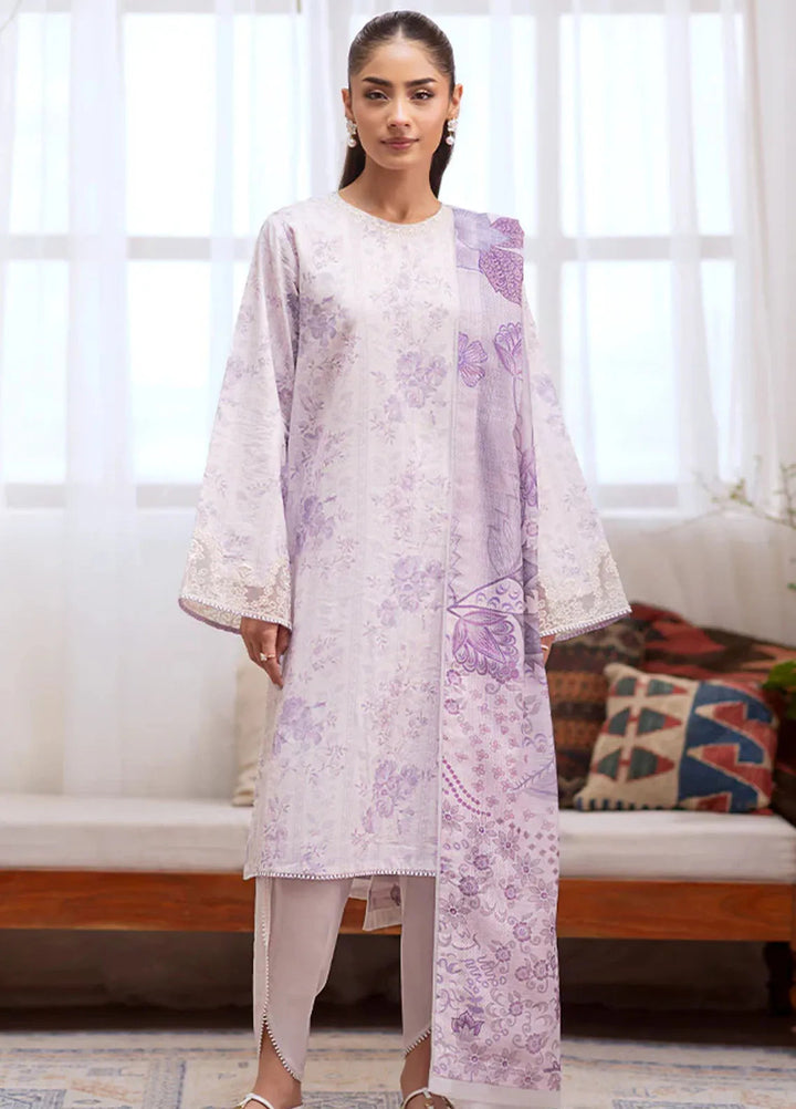 Seran Embroidered Cambric Suit Unstitched 3 Piece SRN24I D-09 - Summer Collection