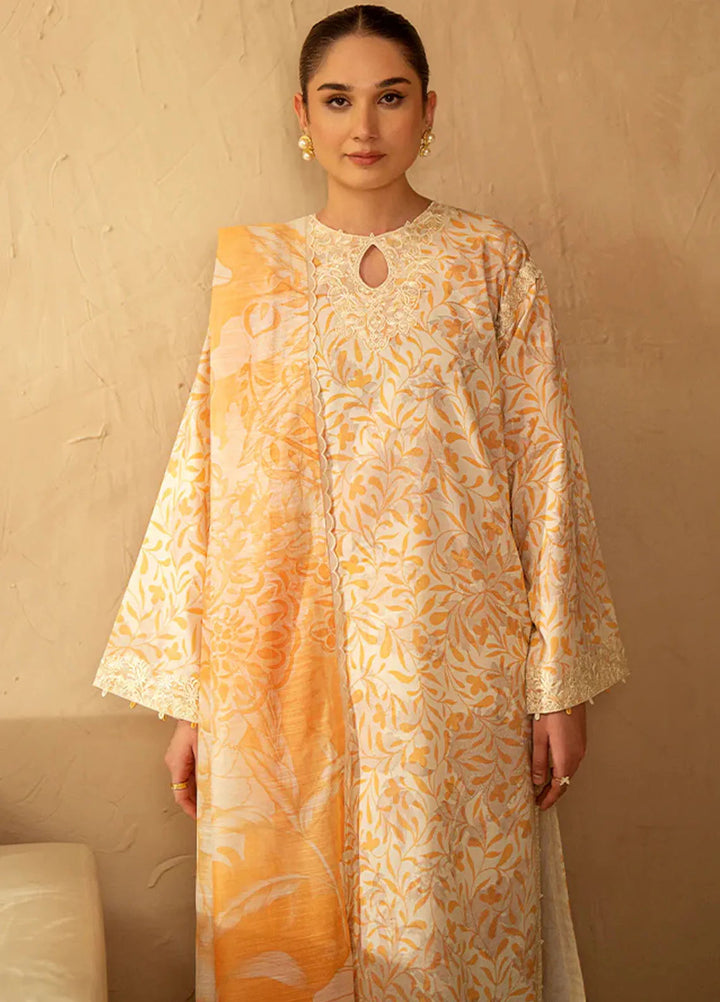 Seran Embroidered Cambric Suit Unstitched 3 Piece SRN24I D-10 - Summer Collection