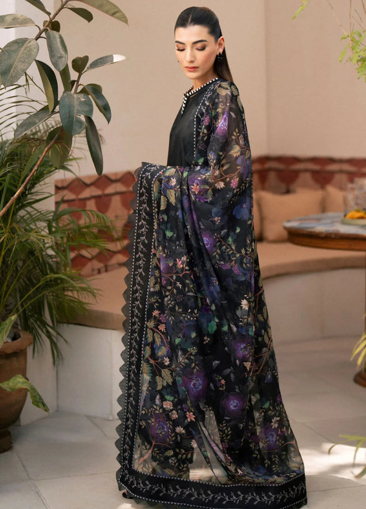 Seran Embroidered Lawn Suit Unstitched 3 Piece SRN24C D-01 Cheire - Festive Collection