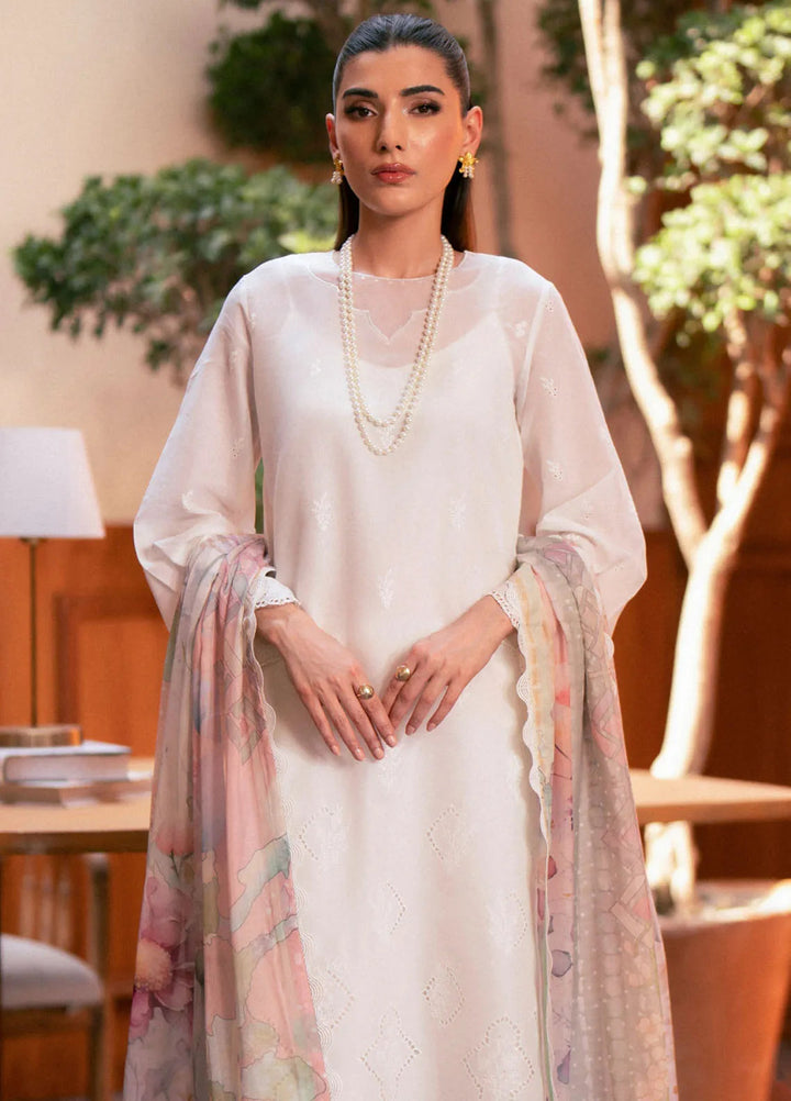 Seran Embroidered Lawn Suit Unstitched 3 Piece SRN24C D-03 Saha - Festive Collection