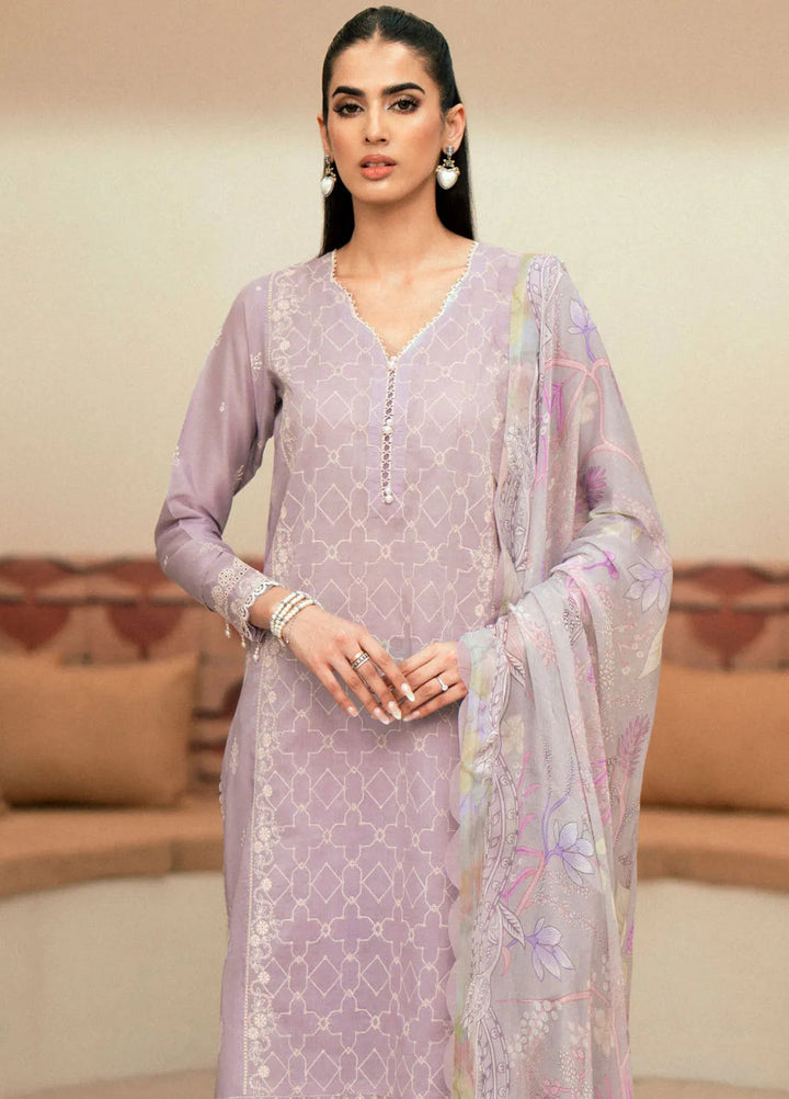 Seran Embroidered Lawn Suit Unstitched 3 Piece SRN24C D-04 Cyprus - Festive Collection