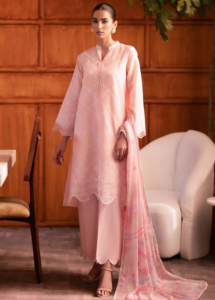 Seran Embroidered Lawn Suit Unstitched 3 Piece SRN24C D-06 Sepehr - Festive Collection