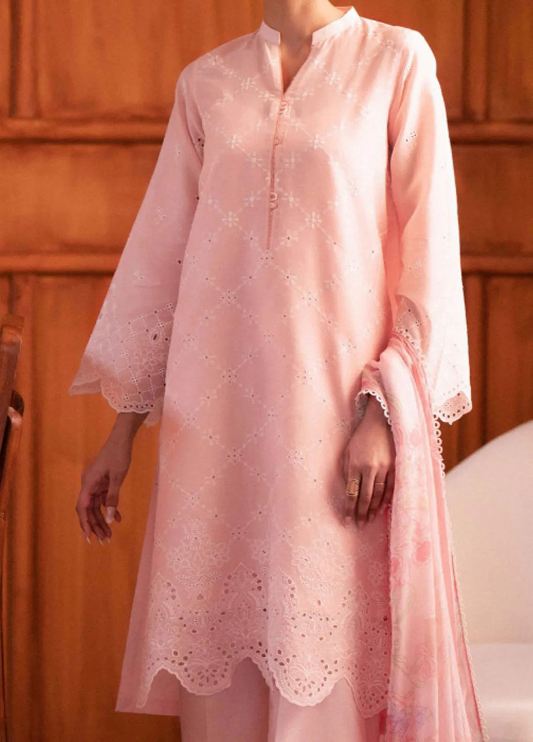 Seran Embroidered Lawn Suit Unstitched 3 Piece SRN24C D-06 Sepehr - Festive Collection