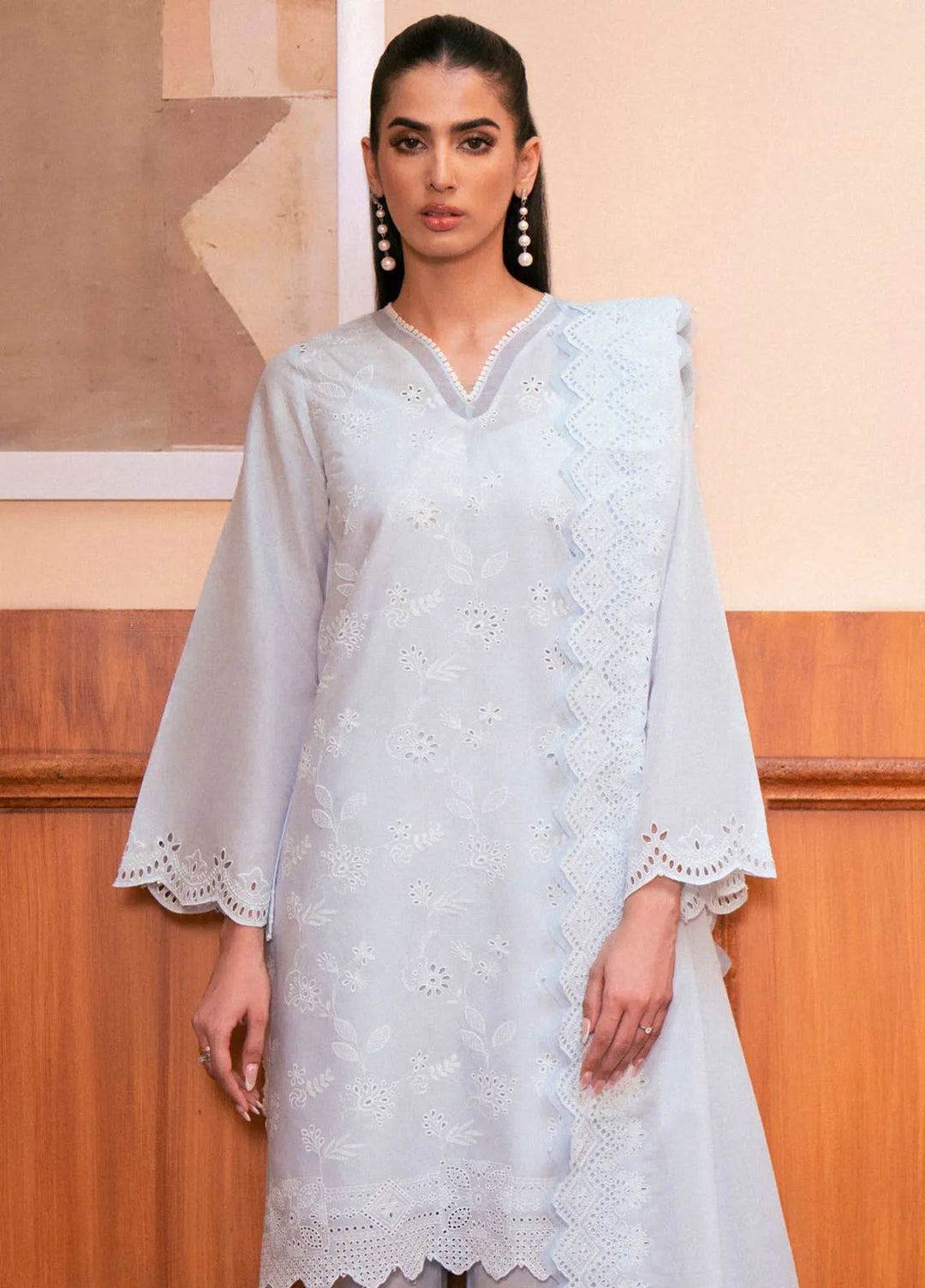 Seran Embroidered Lawn Suit Unstitched 3 Piece SRN24C D-08 Esme - Festive Collection