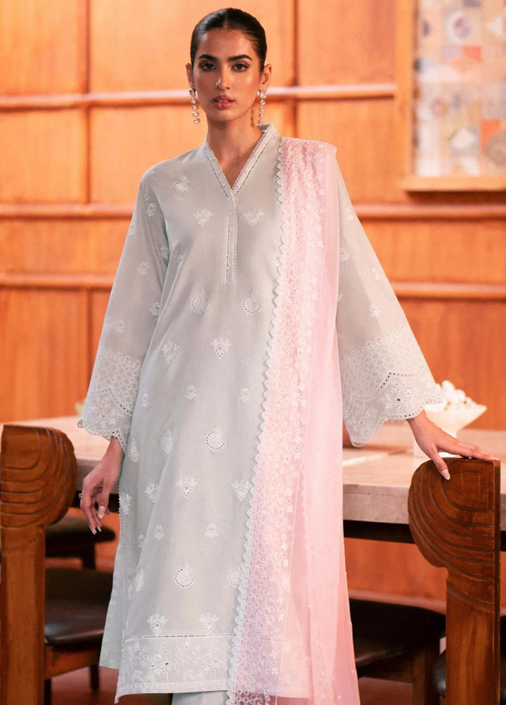 Seran Embroidered Lawn Suit Unstitched 3 Piece SRN24C D-09 Luisa - Festive Collection