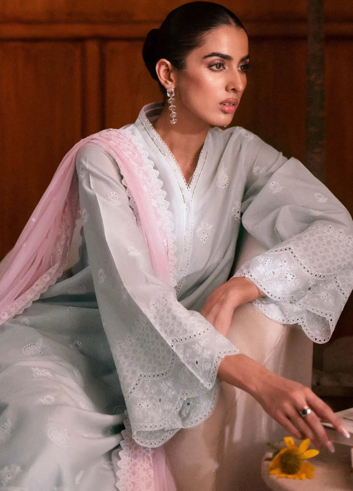 Seran Embroidered Lawn Suit Unstitched 3 Piece SRN24C D-09 Luisa - Festive Collection