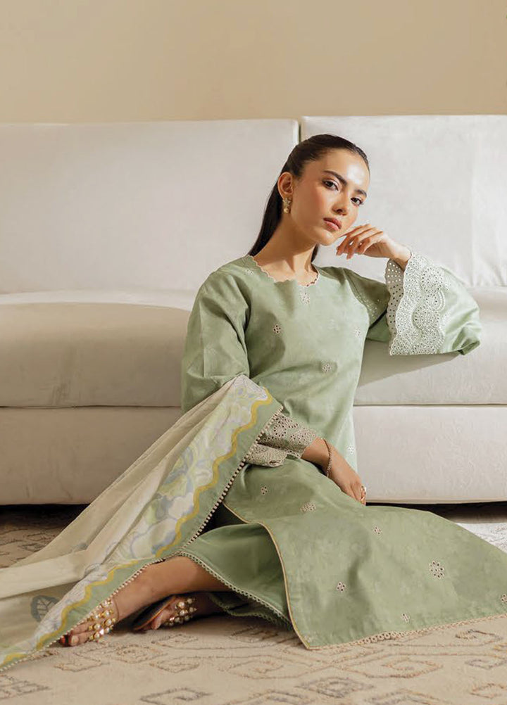 Seran Embroidered Lawn Suits Unstitched 3 Piece D-08 Verlina - Summer Collection