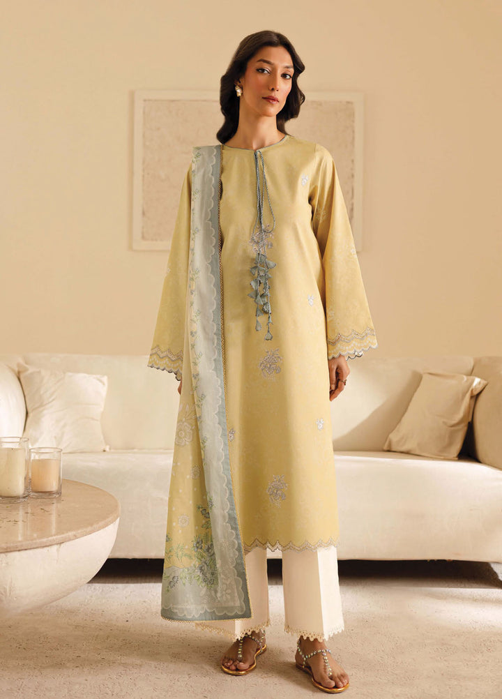 Seran Embroidered Lawn Suits Unstitched 3 Piece D-09 Miraya - Summer Collection