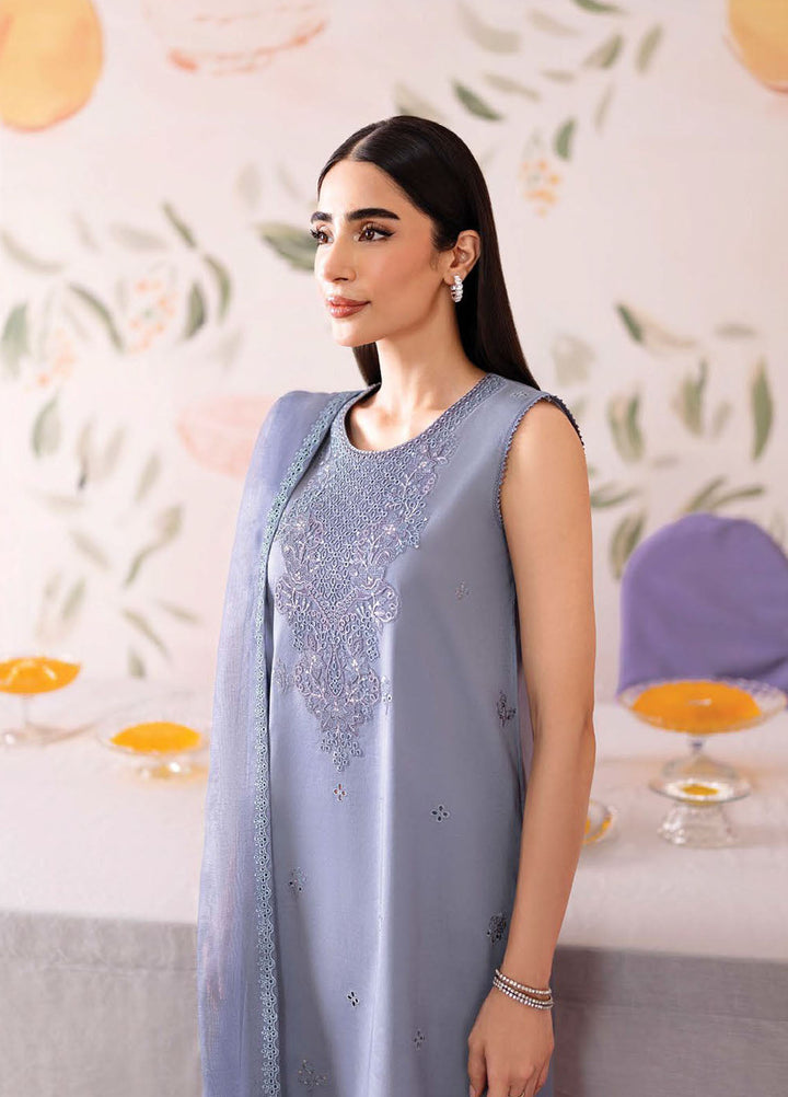 Seran Embroidered Lawn Suits Unstitched 3 Piece SN25ULL D-10 Naera - Summer Collection