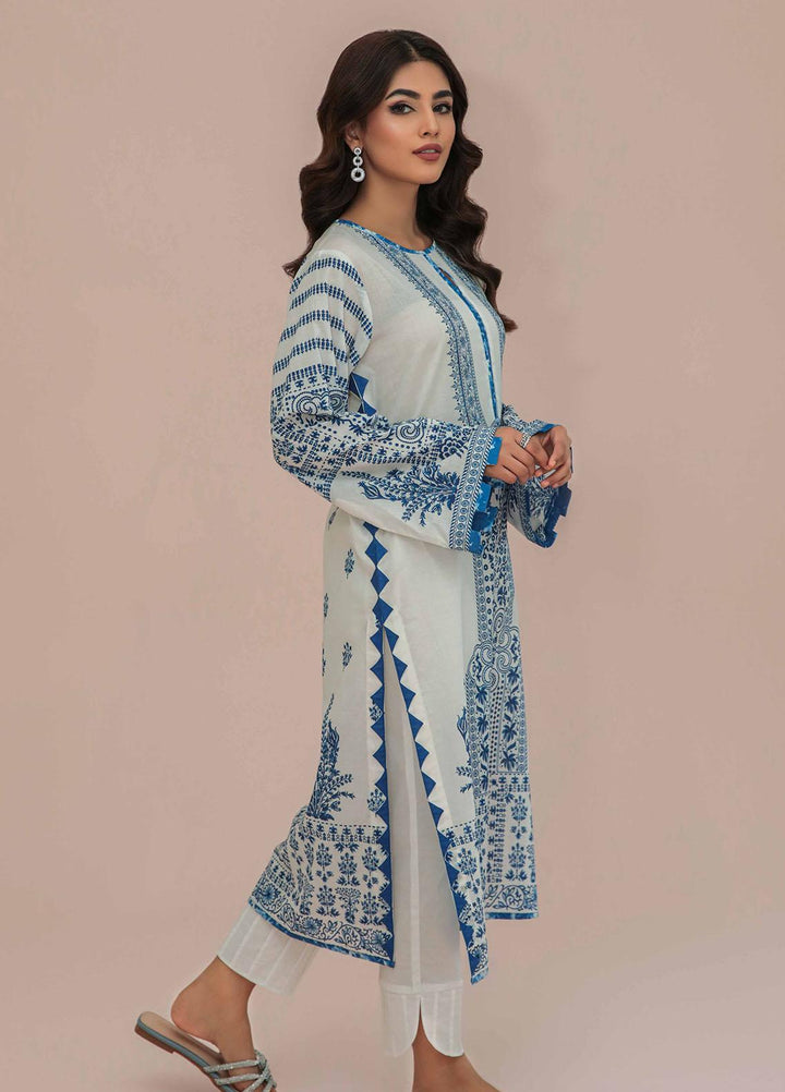 Seran Casual Pret  Lawn Shirt Dira SNP0013-WHT