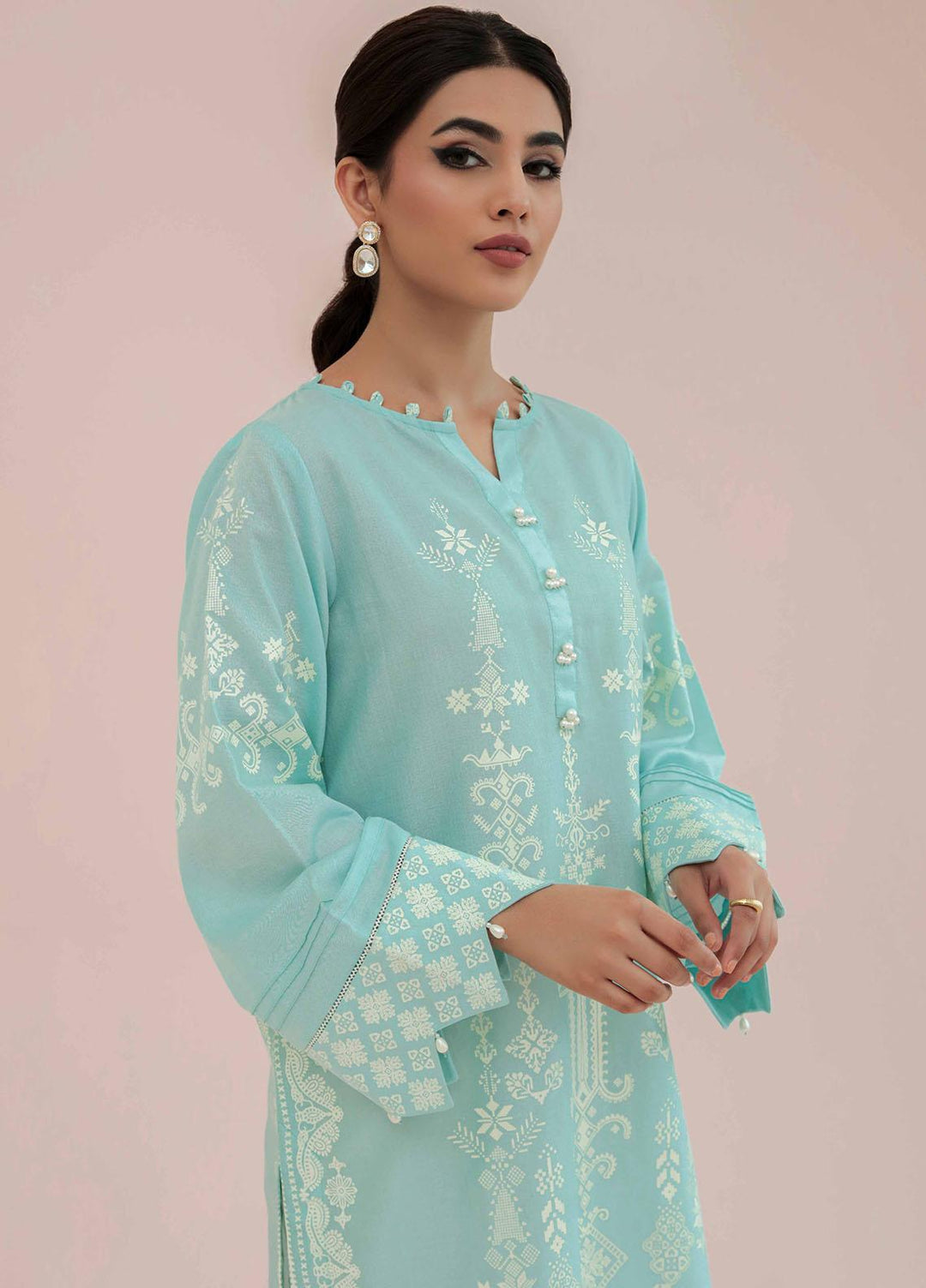 Seran Casual Pret  Lawn Shirt Falak SNP0010-AQA