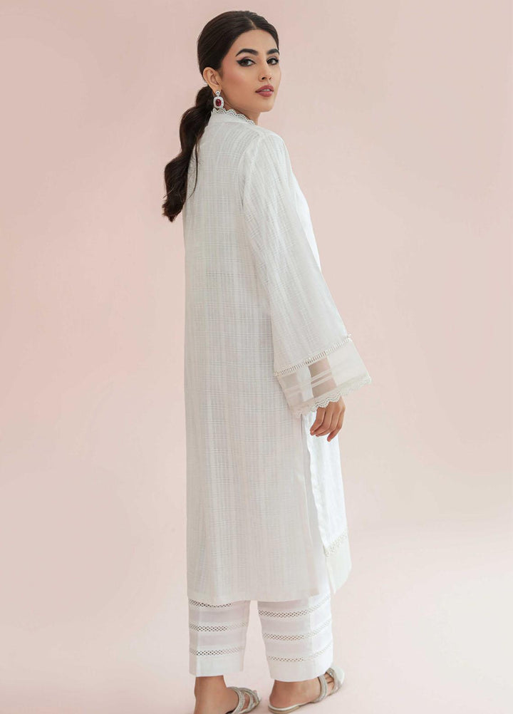 Seran Casual Pret  Lawn Shirt Inara SNP007-WHT