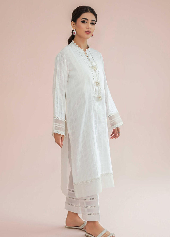 Seran Casual Pret  Lawn Shirt Inara SNP007-WHT