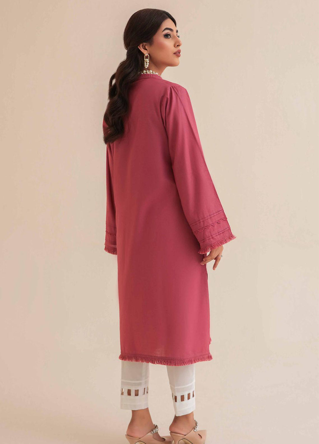 Seran Casual Pret  Lawn Shirt Meira SNP009-PNK