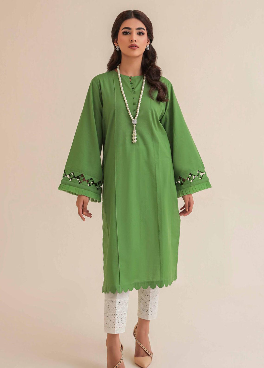 Seran Casual Pret  Lawn Shirt Silas SNP0011-GRN