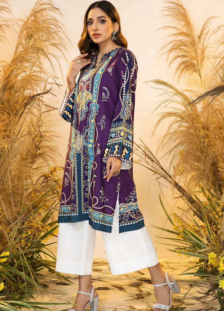 Seran Casual Pret Printed Silk Shirt AMELIE