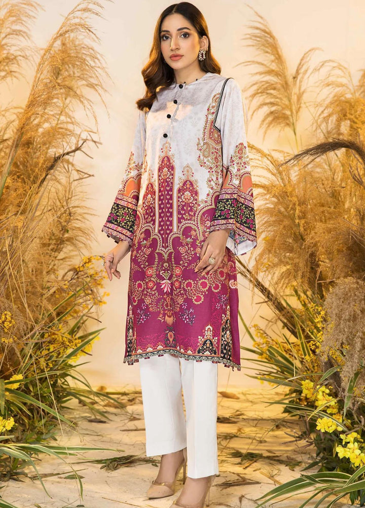 Seran Casual Pret Printed Satin Shirt ELOISE