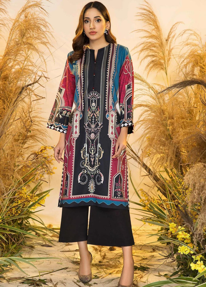 Seran Casual Pret Printed Silk Shirt COLLETTE