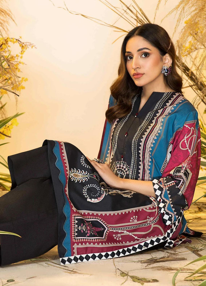 Seran Casual Pret Printed Silk Shirt COLLETTE