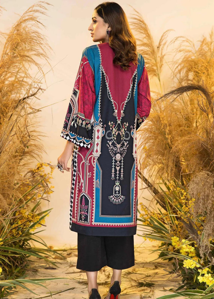 Seran Casual Pret Printed Silk Shirt COLLETTE