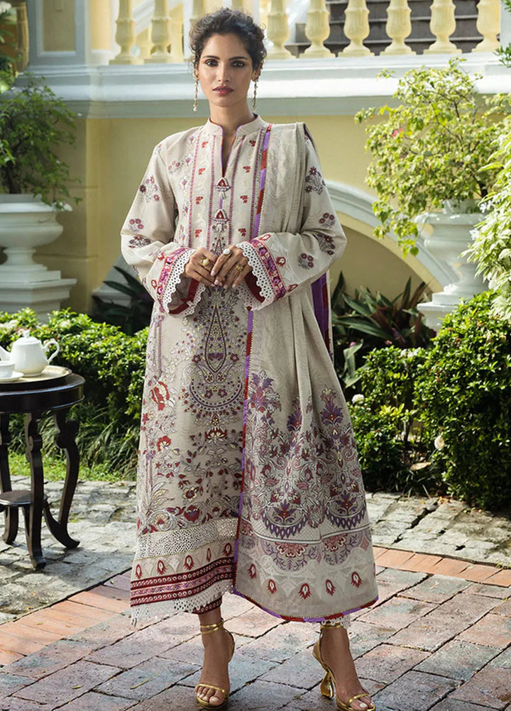 Seraph by Mushq Embroidered Lawn Suit Unstitched 3 Piece MQ25S HML-2501 Levana - Summer Collection