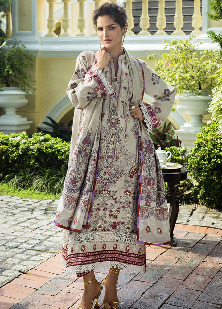 Seraph by Mushq Embroidered Lawn Suit Unstitched 3 Piece MQ25S HML-2501 Levana - Summer Collection